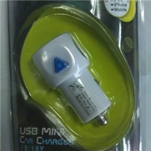 带开关控制5V2.1AIPHONEHTC三星手机车载充电器USB接口车充