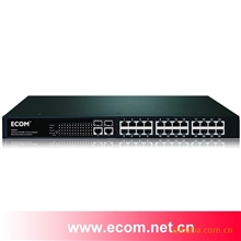ECOMS2811G2F224口百兆+2光纤交换机SFP光纤扩WAN交换机特价