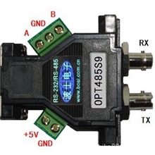 单模光纤转换器OPT485S9光纤RS485转换器