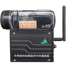 手持式无线移动远程监控数码摄录机DV手持一体3G图像传输系统