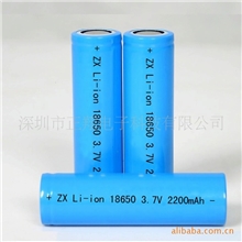 厂价供应186502200MAH锂电池