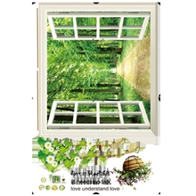 厂家直接供应批发AM808【林荫小道】三代可移除墙贴