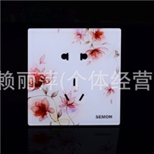 长期批发F56五孔插座二三级插座明装西蒙开关插座