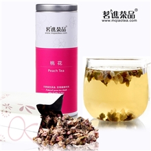 罐装花草茶特级桃花干桃花美容养颜2013新花厂家直销QS认证