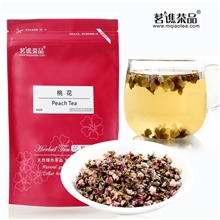 茗谯花草茶特级桃花干桃花美容养颜2013新花厂家直销QS认证