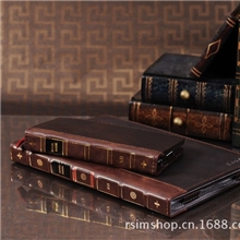 厂家直销Bookbookipadmini皮套复古书籍保护套，rsimshop