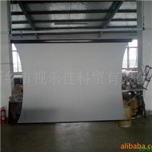 供应100寸豪华家庭影院绷紧幕投影幕