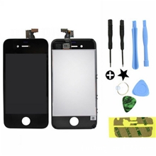 全新iphone4s显示屏触摸屏iphone4s液晶总成黑白送工具特价