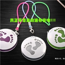 迷你音响优品小脚丫音响插卡音箱卡通音箱插TF卡带FM收音