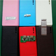 钱包移动电源套料4.6节电芯双输出2A优质充电宝外包装离子电芯