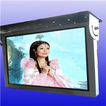 专业厂家供应吸顶式/栏杆式全新屏19寸车载广告机