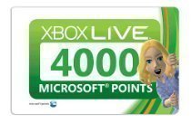 批发XBOX360LIVE点卡4000点美服正版卡绝非黑卡非代充
