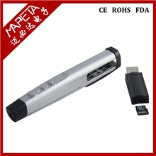 2.4G一体插卡式遥控激光笔一体式插卡无线演示笔支持全屏、黑屏