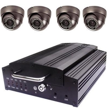 H264四路车载视频监控录像机