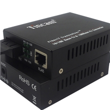 高清网络光端机专业制造商10/100M单模双纤20kmSC