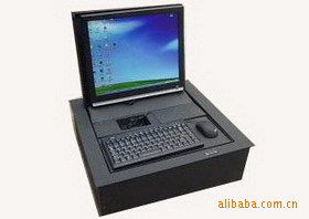 厂长直销17寸（带键盘带屏）液晶屏翻转器，办公隐藏设备产品