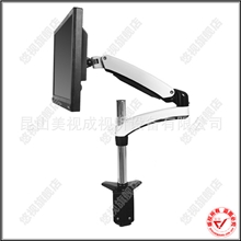 电脑显示器支架桌面万向上下伸缩升降折叠气压旋转液晶显示器支架