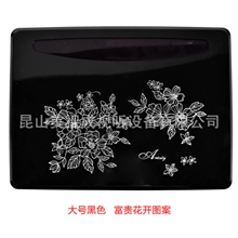 机顶盒架机顶盒伴侣盒机顶盒壁挂支架免打孔洞黑白色挂盒悠视