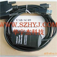 精品推荐三菱PLC数据线USB-SC09三菱FX系列PLC
