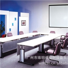 【厂家直销】100英寸（4：3）白塑手拉幕