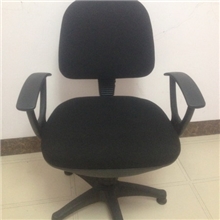 转椅电脑椅麻绒布办公椅时尚现代职员椅工作椅卡位用椅子