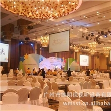 【厂家直销】无拼接背投软幕（15米*4米）（四周包黑边打孔）