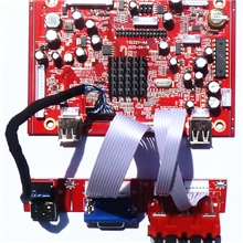 可定时自动切换信号的高清单机解码板