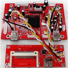 支持CF卡的高清单机解码板