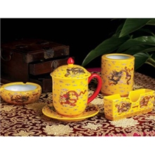 皇家瓷六件套板台文具