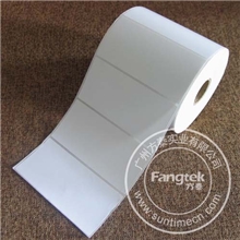 直销80*60*1000张物流标签条码打印吊牌标签食品/药品标签贴