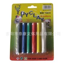 厂家生产6色橡皮泥儿童玩具彩泥6709