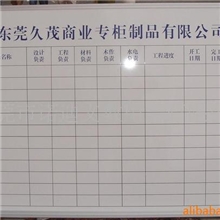 供应诺笙牌表格白板、绿板、黑板、搪瓷白板(图)
