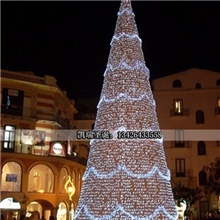 灯带拼接造型圣诞树led串灯装饰加密圣诞树大型圣诞树加工定做