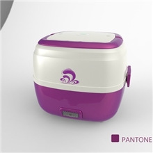 2012多功能电热饭盒蒸煮米饭加热饭盒煮蛋器不锈钢保温