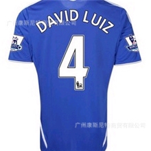 11-12赛季切尔西主场原版号球星4号路易斯可DIY自拼散号