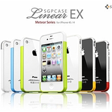 韩国SGPLinearEXiphone4/4s手机壳情侣边框保护套撞色外壳