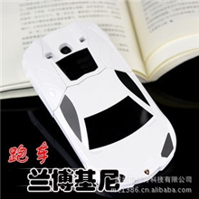 新款三星i9300手机壳S3兰博基尼立体跑车支架保护套潮个性外壳