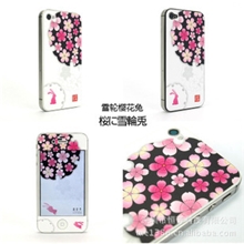 和彩美苹果iphone5贴纸wasabi彩膜带壁纸手机保护膜彩贴