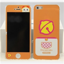 和彩美wasabi苹果iphone5手机膜前后保护贴膜卡通彩贴纸