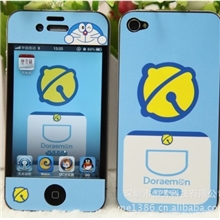 和彩美wasabi苹果贴膜iphone4/4S彩膜手机保护膜卡通贴纸