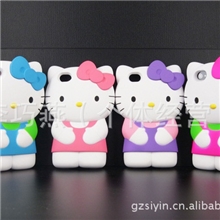3D立体hellokittyiPhone44S外壳保护壳手机套立体KT猫