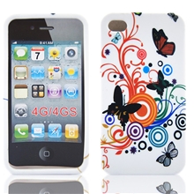 水贴手机加工厂欧美流行水贴手机保护壳iphone4tpu水贴手机壳