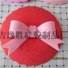 2013热卖厂家批发甜美蝴蝶结魔术杯盖创意防漏杯盖硅胶杯盖