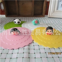 厂家地摊货源爆款卡通硅胶杯盖防尘杯盖密封盖防溅魔术杯盖