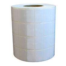 厂家供应不干胶标签纸化妆品小标签铜版纸条码纸25*15*10000