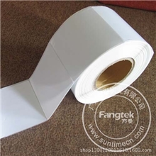 不干胶卷纸100*100*500铜版不干胶条码打印机标签纸条码纸打印纸