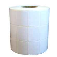 供应条码纸化妆品标签纸铜版不干胶首饰吊牌32*15*5000现货