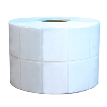 厂家供应标签纸不干胶40*30*5000现货条码打印纸铜版不干胶