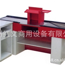 【厂家直销】供应整体两色台面无包边主台透气背板拆卸式收银台