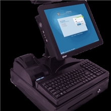 金商通KST-A07触摸屏收款机,15寸大屏触摸,一体化,精致小巧